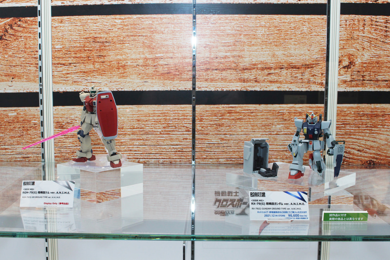 TAMASHII NATIONS TOKYOには、2体が揃って展示されている