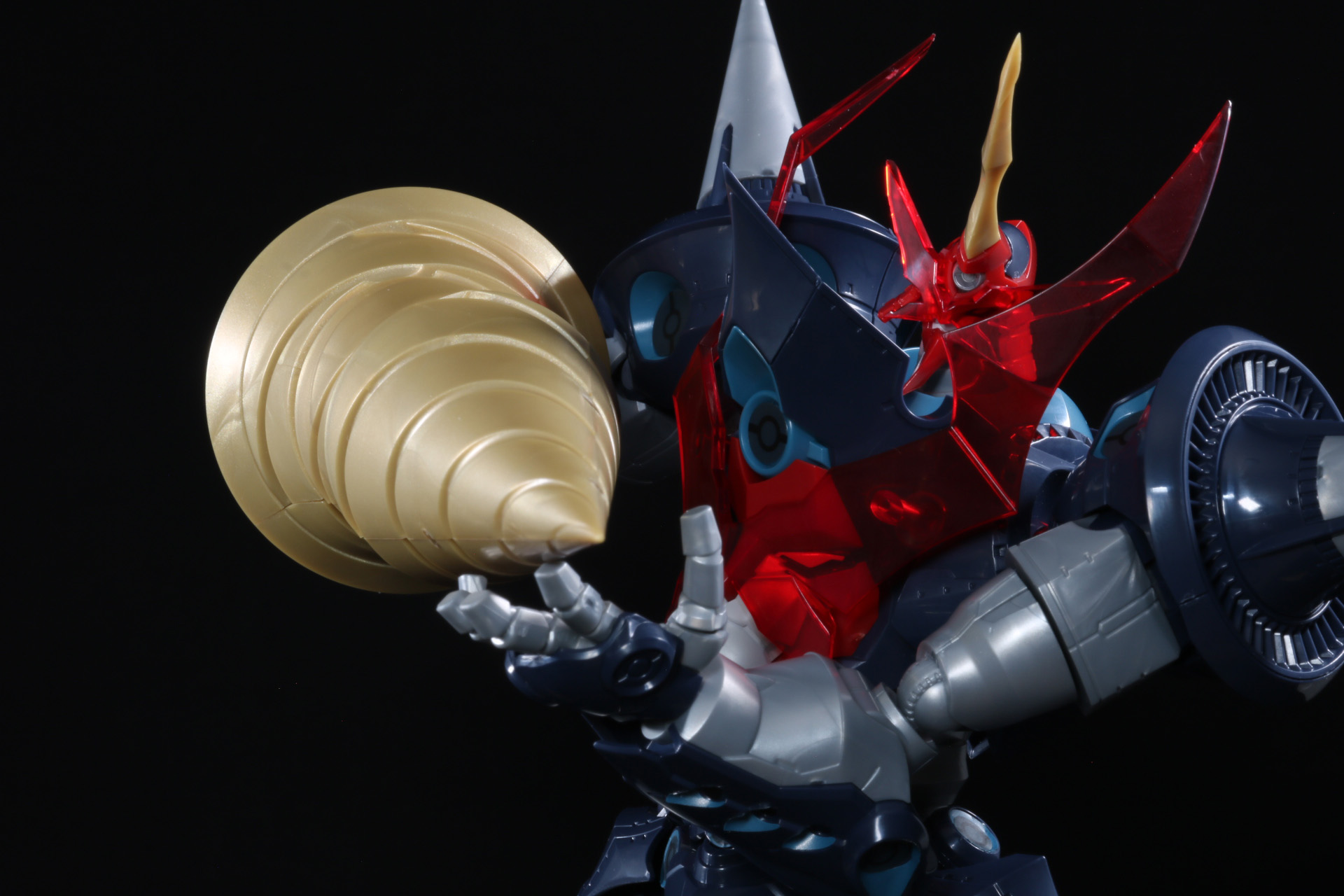 超銀河ギガドリルブレイクを放つ一瞬も表現できる