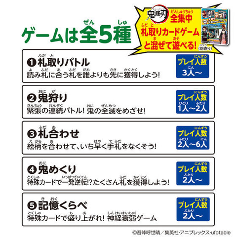 リミテッドパック01 MANGA ver.　2パックセット 鬼滅の刃 全集中 札取りカードゲーム ～無限列車編～」本日発売