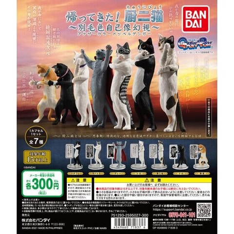 ガシャポン「帰ってきた！厨二猫（ちゅうにびょう）～別毛色自己像幻視