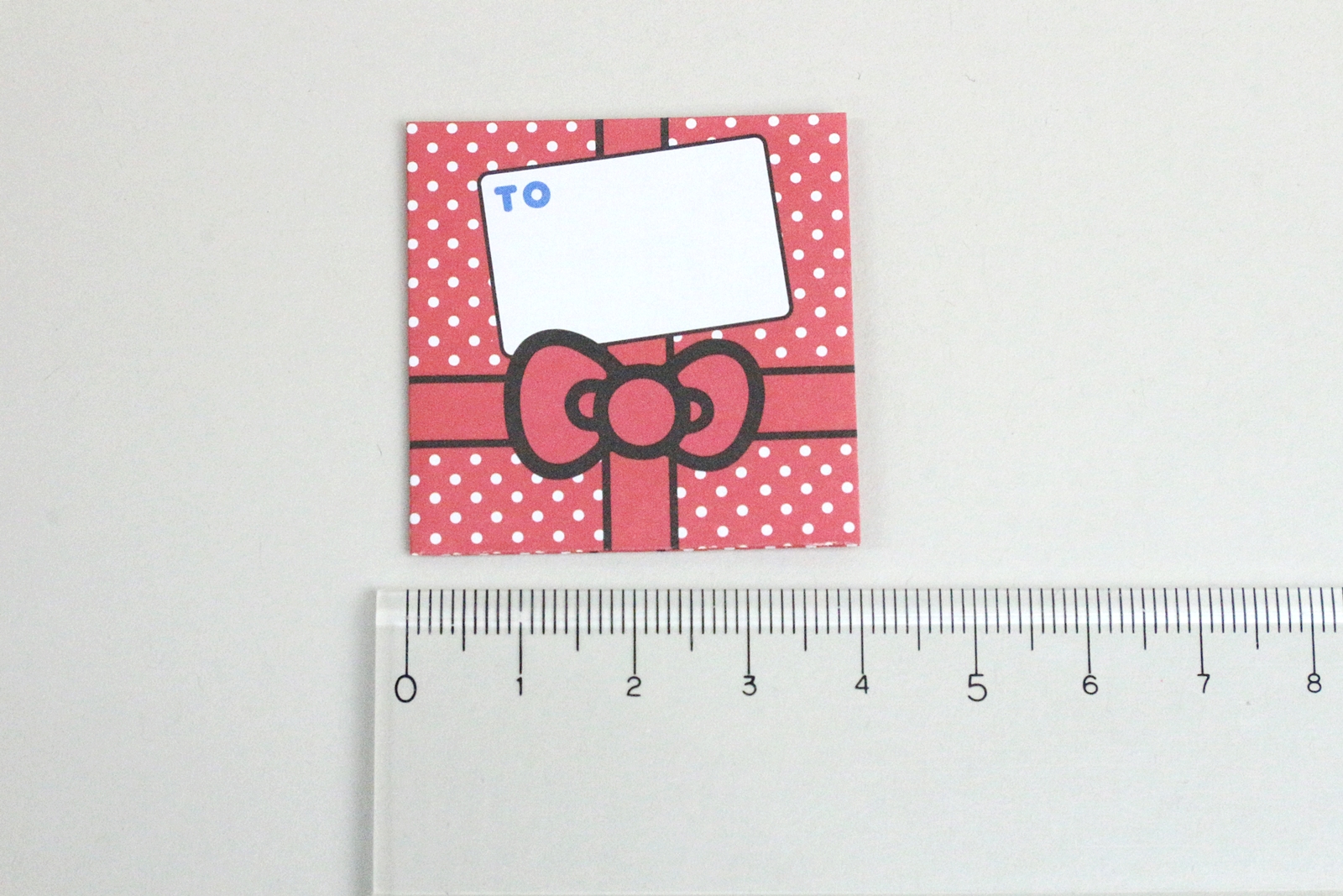手紙は4cm×4cm