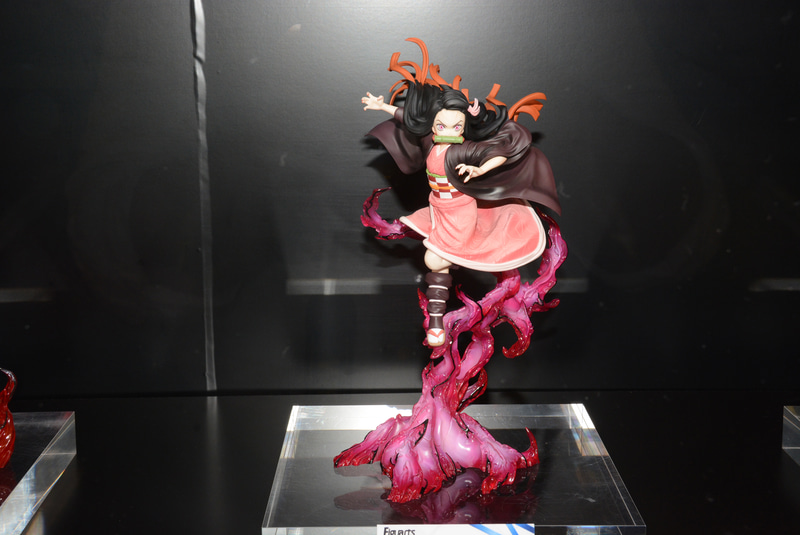 美しく、怖い鬼の禰豆子を表現。かわいらしさもあるところが楽しい