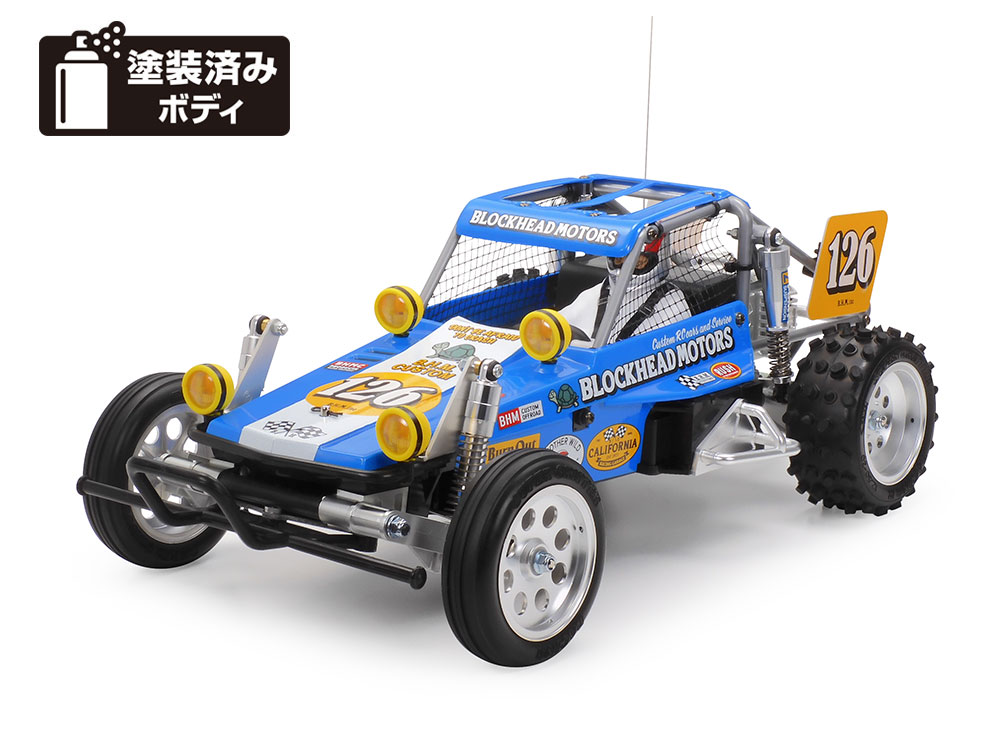 「1/10RCレーシングバギー ワイルドワンオフローダー BLOCKHEAD MOTORS」、12月発売予定、24,200円(税込)