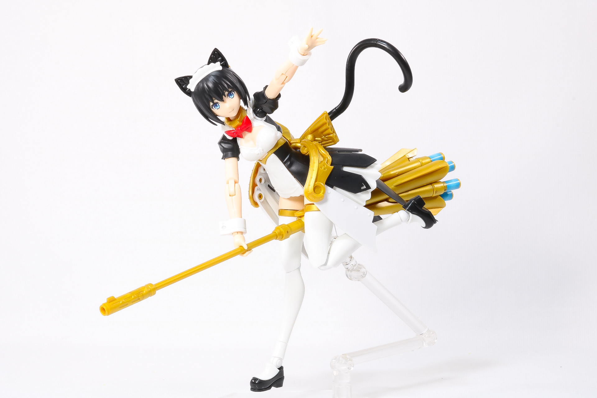 搭乗モードでは箒にまたがる魔女のようなポーズができる