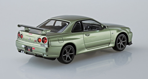 アオシマ、「R34スカイライン GT-R ニュル」プラモデル2色を9月