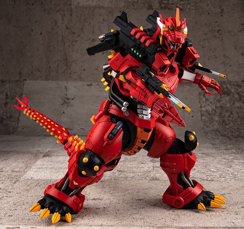ゴジラ対エヴァ 3式機龍 エヴァカラーVer. プラモデル MFS-3 ゴジラ対エヴァンゲリオン」3式機龍が初号機カラーでプラモデル