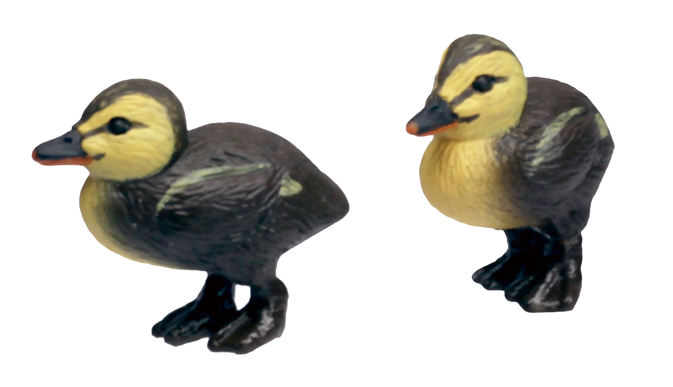 子ガモ2体（サイズ 約18mm）入り