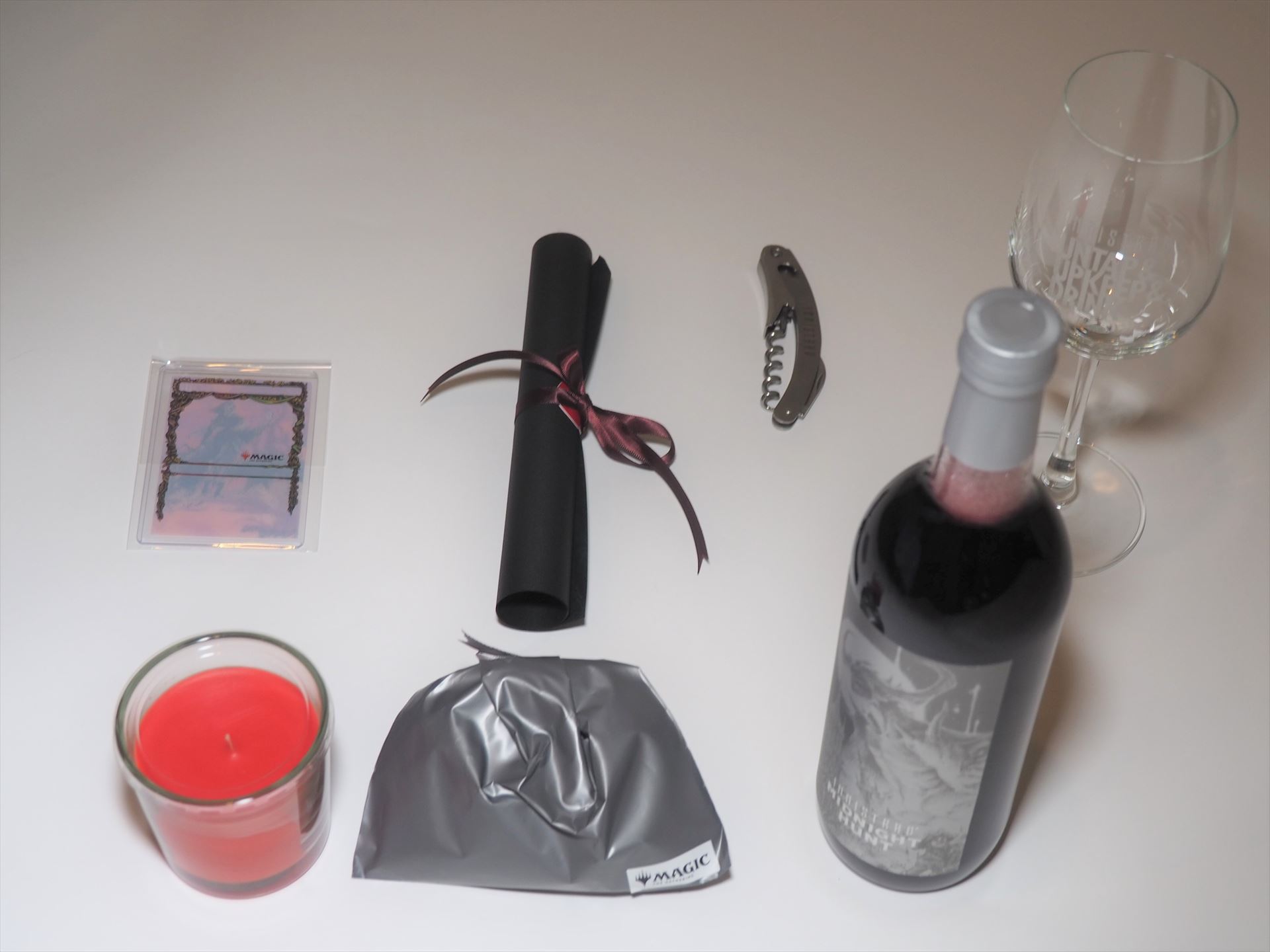 PRキットの中身。手紙を入れて7つのアイテムが入っている