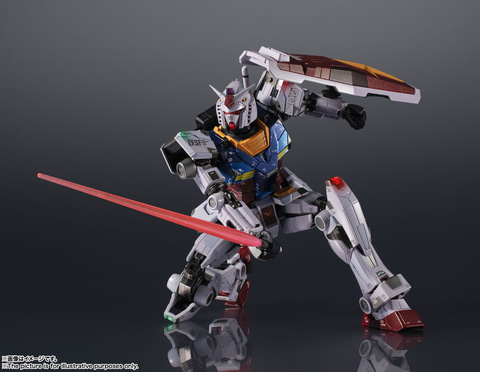 夜間時起動実験をイメージしたカラーリングの「超合金 RX-78F00 GUNDAM