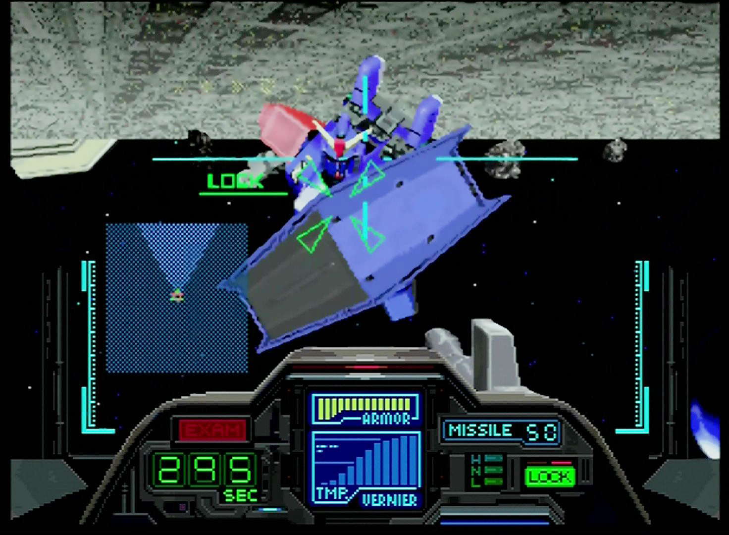 ラストはニムバス大尉のBD2号機と宇宙での決戦となる。その成績で結末が変わるのだ