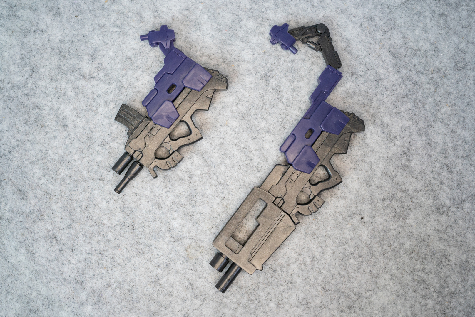 87式突撃砲と、87式支援突撃砲は、可動式ガンマウントと固定式のガンマウントに付けられる