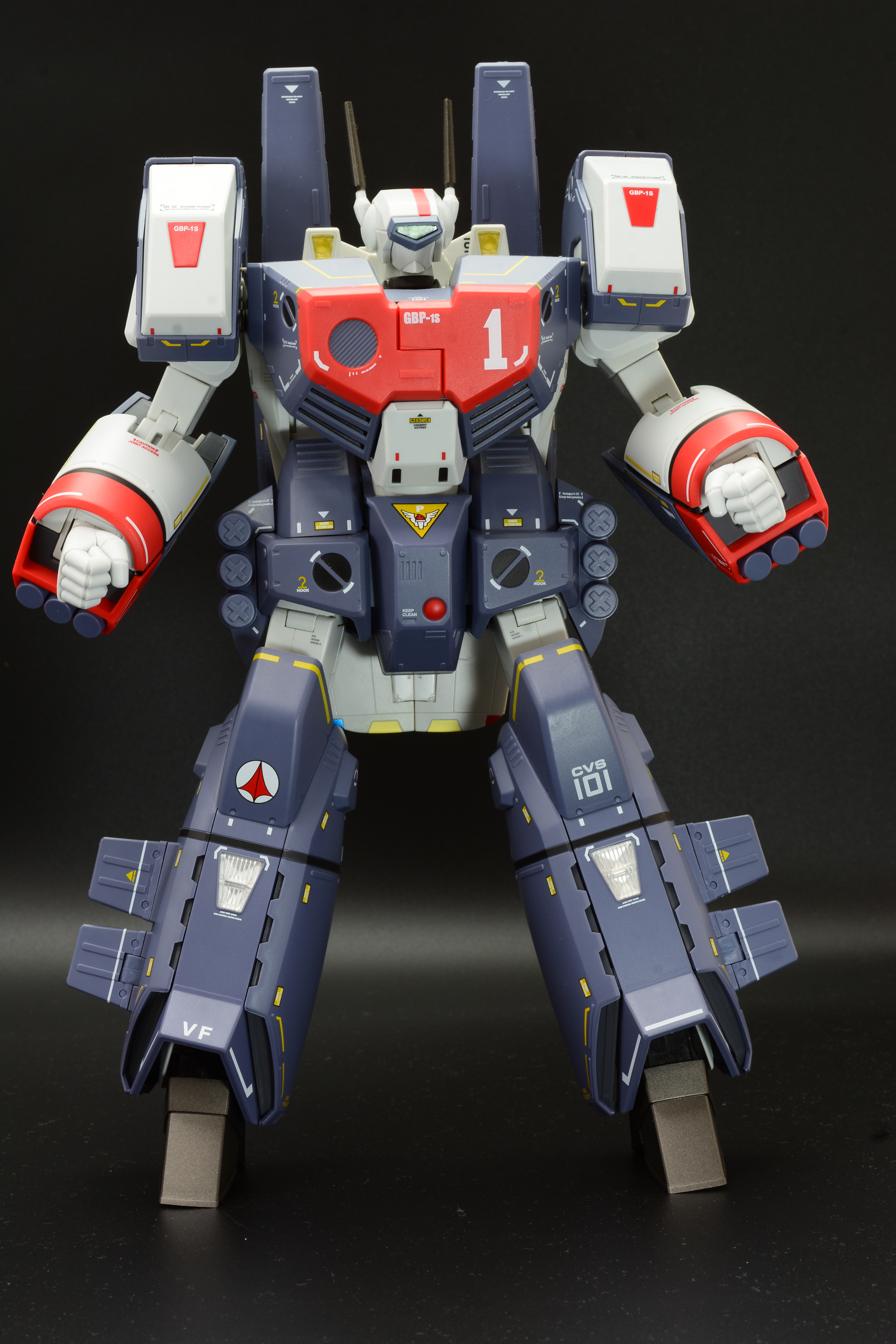 しっかりとアーマーが装着されている
