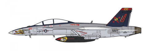 ハセガワ、「F/A-18F スーパー ホーネット“VFA-11 レッド リッパーズ