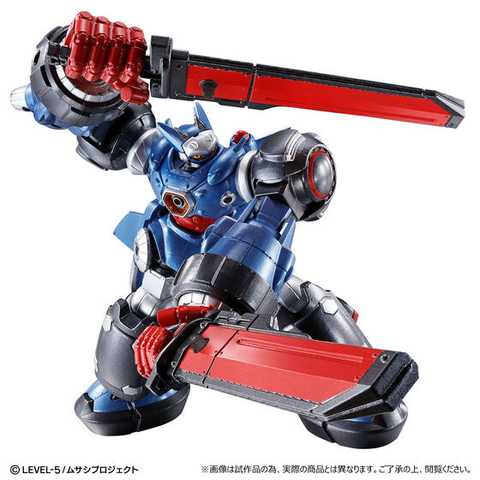 メガトン級ムサシ」の主人公機・ムサシ早くも立体化。武装パーツ