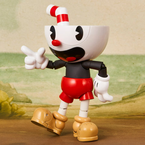 Cuphead」よりカップヘッドとマグマンがアクションフィギュア化！ 本日