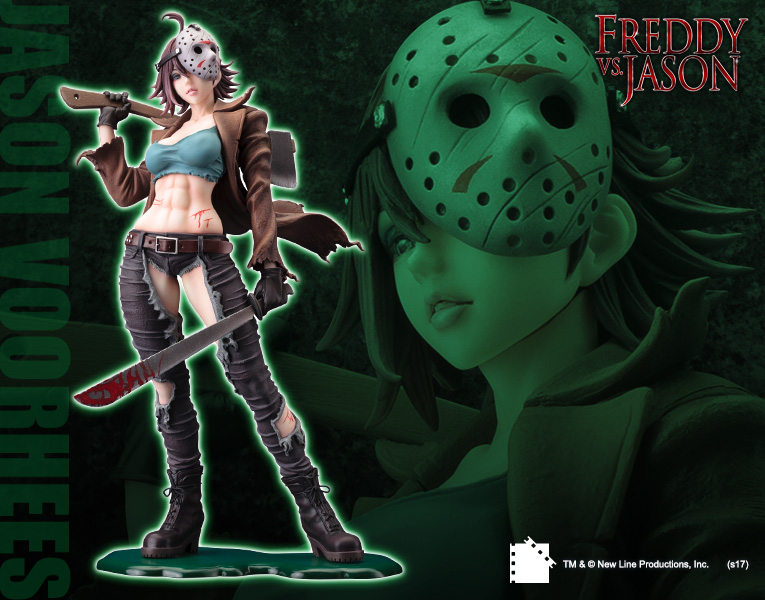 「FREDDY VS. JASON」に登場するジェイソンすらも美少女に！　様々なモチーフを美少女化する本シリーズは進化し続けている
