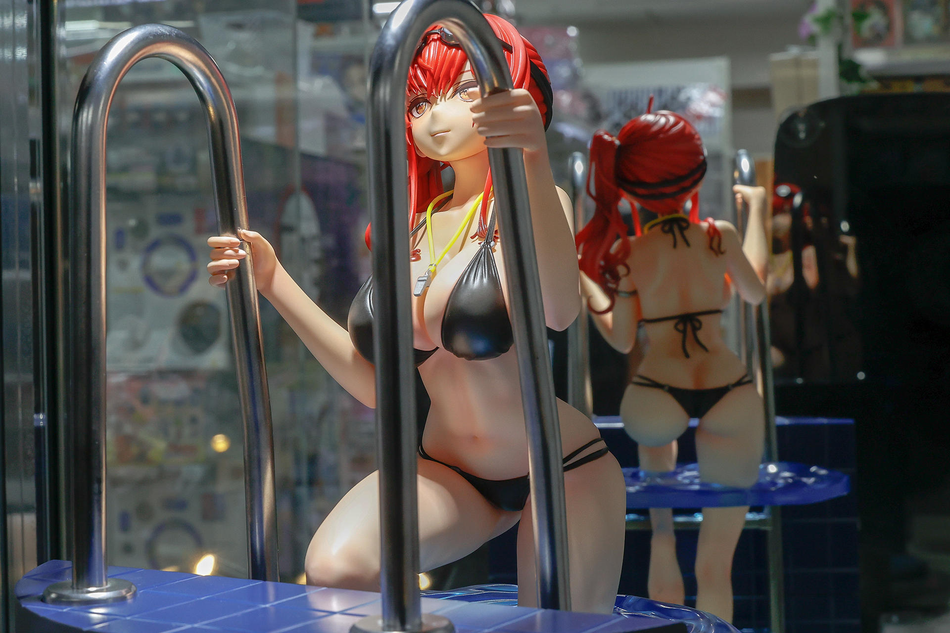 少し角度を変えて見ると、ボディラインの美しさがよくわかる。