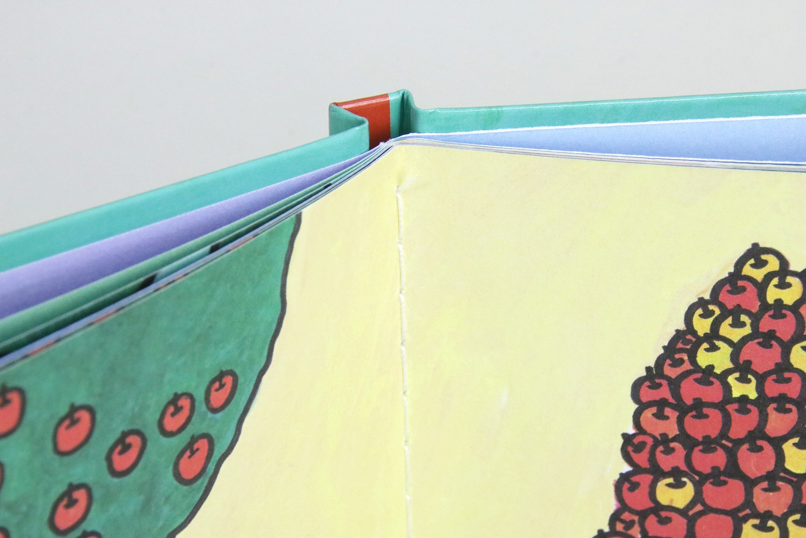 ハードカバーで糸とじ製本された“絵本らしさ”を重視した丁寧な作り