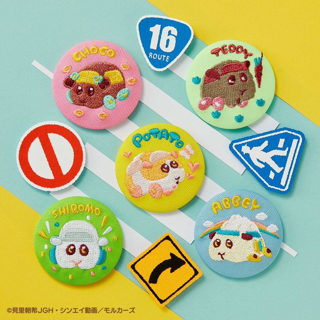 B賞 ししゅう缶バッジ