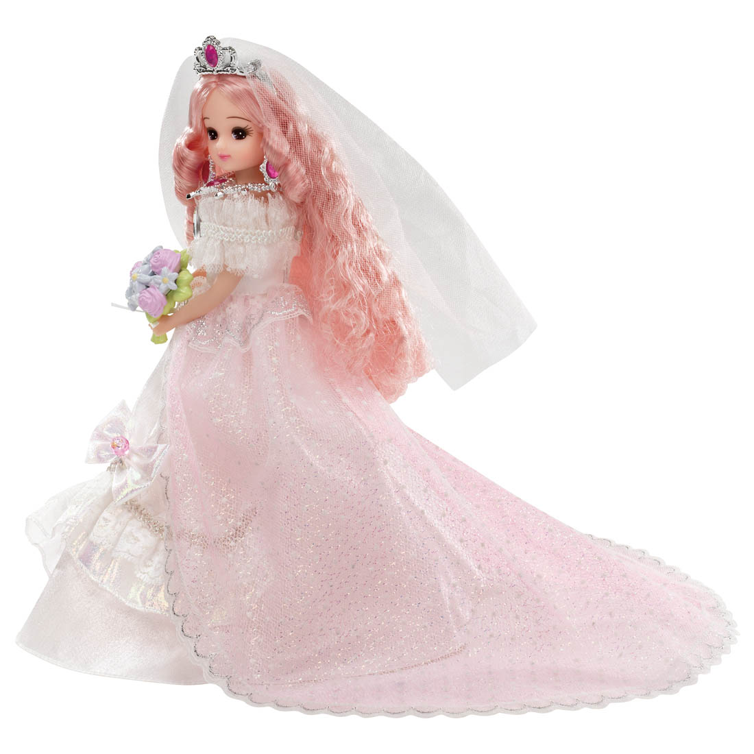 別売りの「ゆめみるお姫さま ロイヤルウエディング ハルトくん」と一緒に飾れば、より一層ロイヤルウェディングの雰囲気が楽しめる