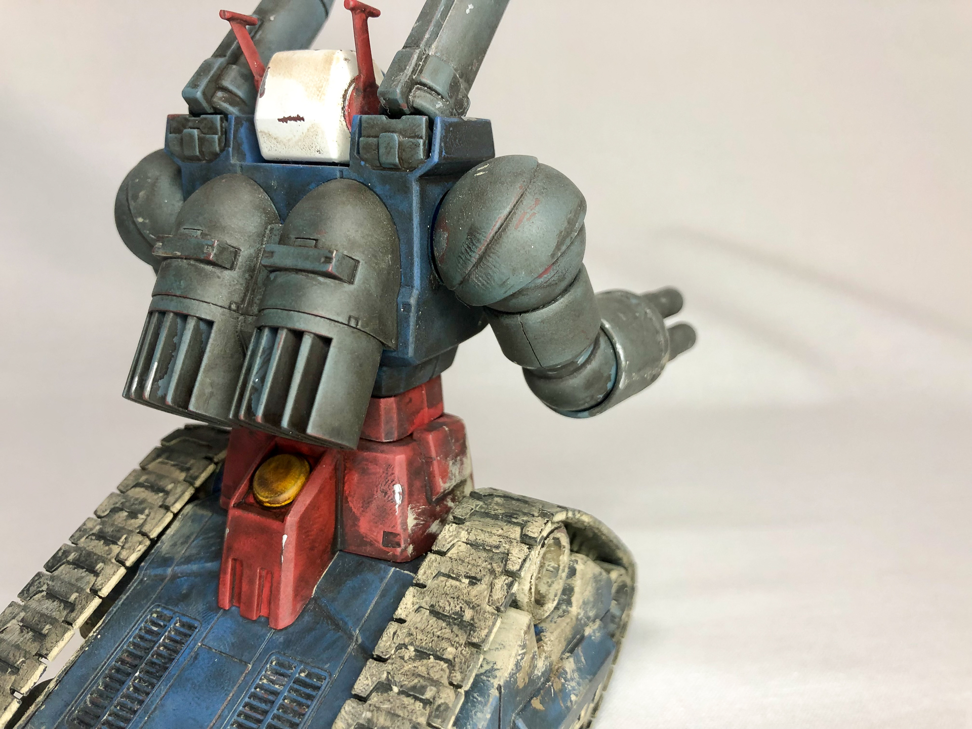 筆者が以前製作したガンタンク。