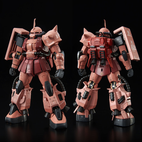 ガンダムビルドリアル」より、ガンプラ「ザクII（チームモンストル