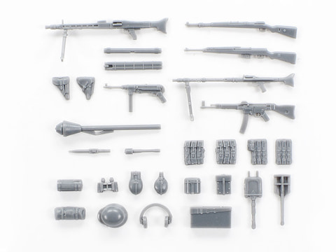 戦場を行くドイツ軍兵士を再現。プラモデル「1/48 WWII ドイツ歩兵