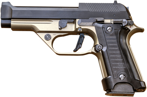 KSC コンバットクーリエ&デザートスパルタン ＋マルゼン PPK/Sセット KSCのガスガン「M93RCC コンバットクーリエ デュアルアース ABS」10月