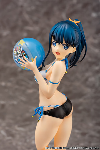 SSSS.GRIDMAN 新条アカネ 展 水着 ビキニ スクエア 缶バッジ 駿河屋 -<中古>新条アカネ(水着ver.) 缶バッジ 「SSSS.GRIDMAN