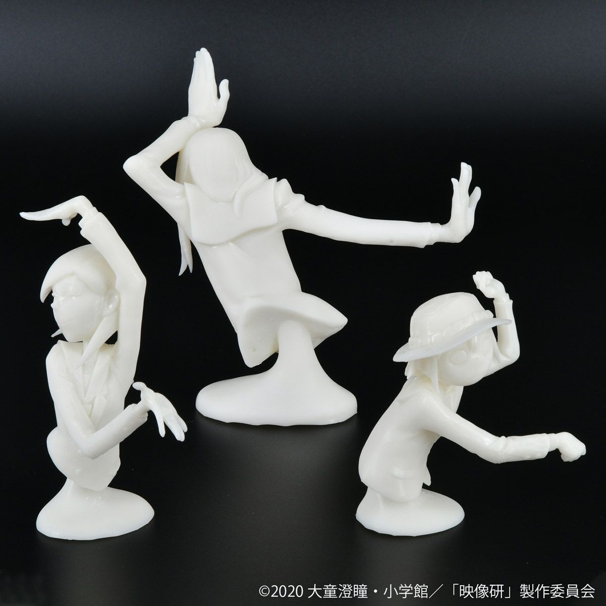 「デジタルガレージキット 映像研には手を出すな！ 浅草みどり 金森さやか 水崎ツバメ オープニングセット（大）」。原作の雰囲気を造形で再現