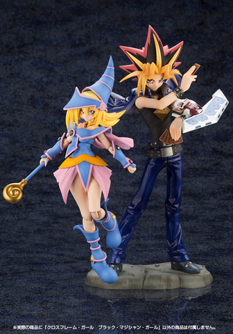 遊戯王　プラモデル　フィギュア　クロスフレーム・ガール　ブラックマジシャンガール クロスフレーム・ガール ブラック・マジシャン・ガール