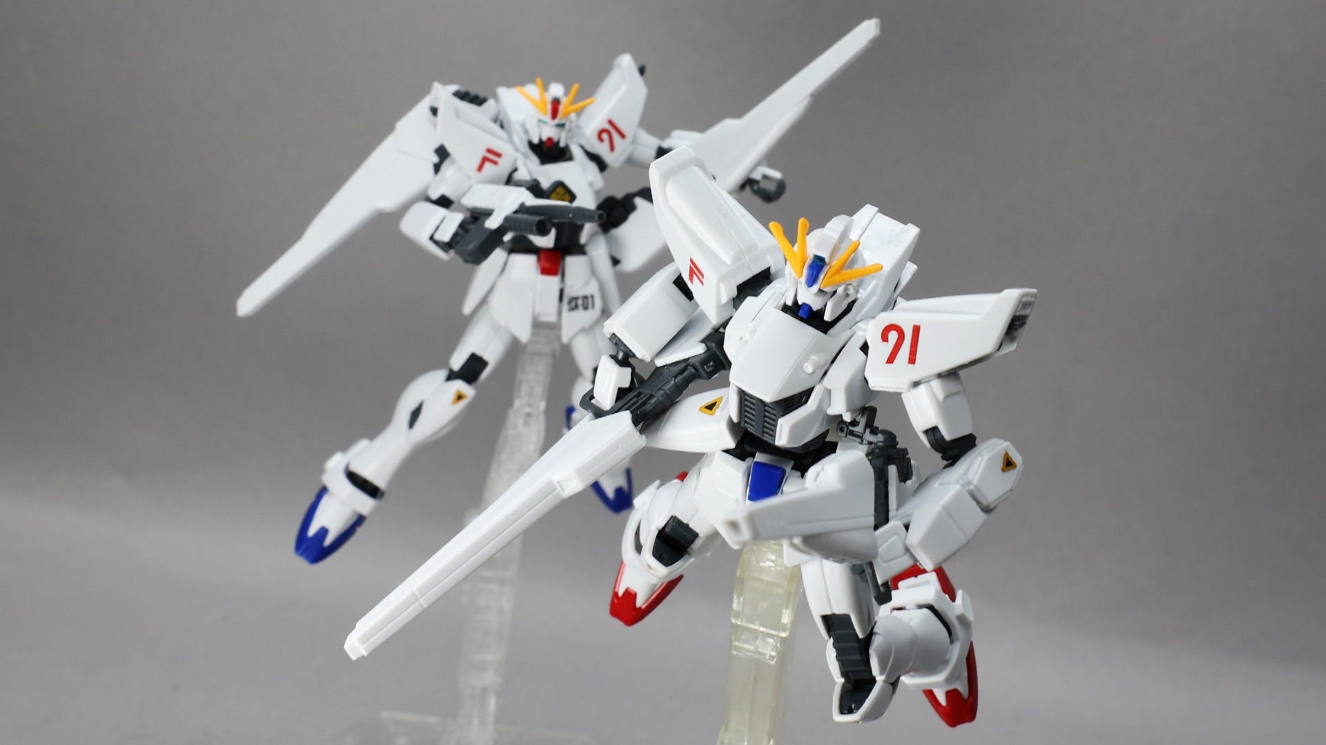 白いF91が2機セットで登場！