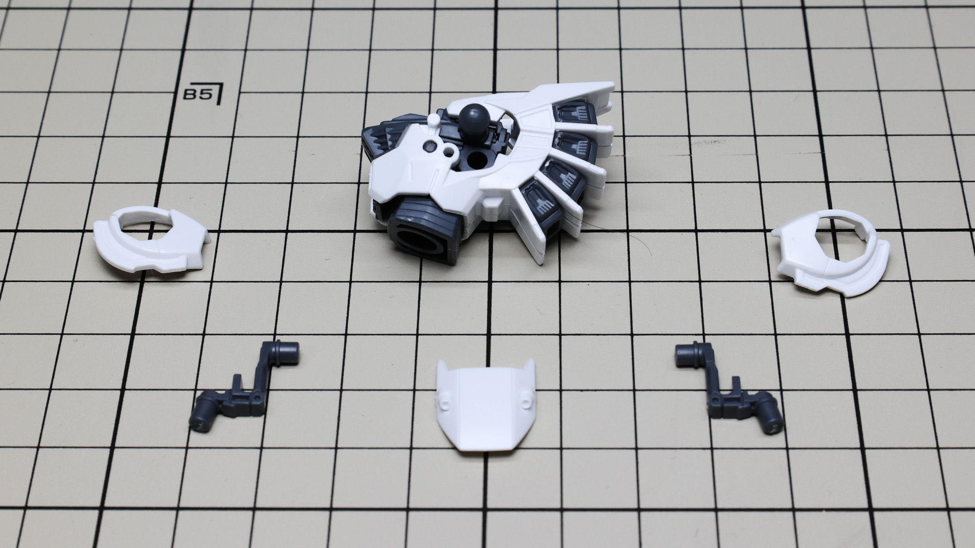 V.S.B.R.の支柱を組み込んで……