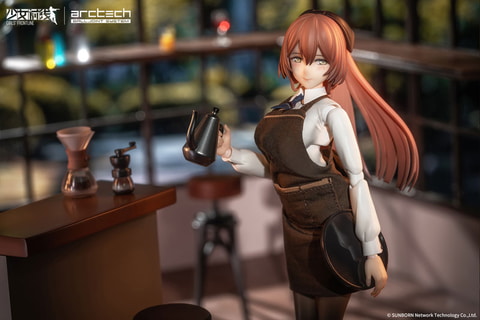ドールズフロントライン」スプリングフィールドがバリスタの姿で