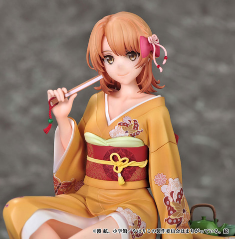 一色いろは 1/6スケール 着物フィギュア 着崩した浴衣と表情のギャップが魅力。「俺ガイル」より