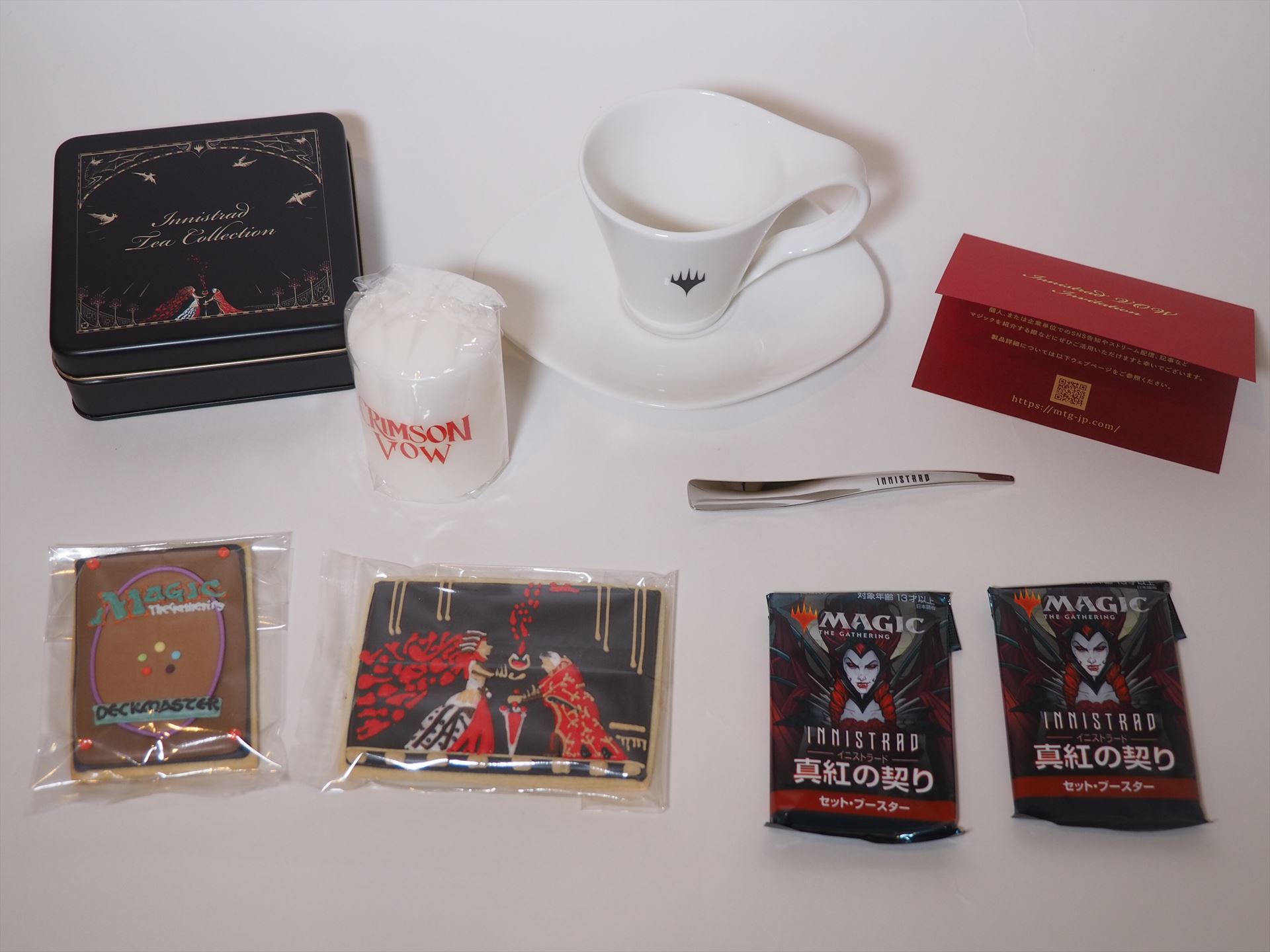 今回のPRキットの中に入っているものすべて