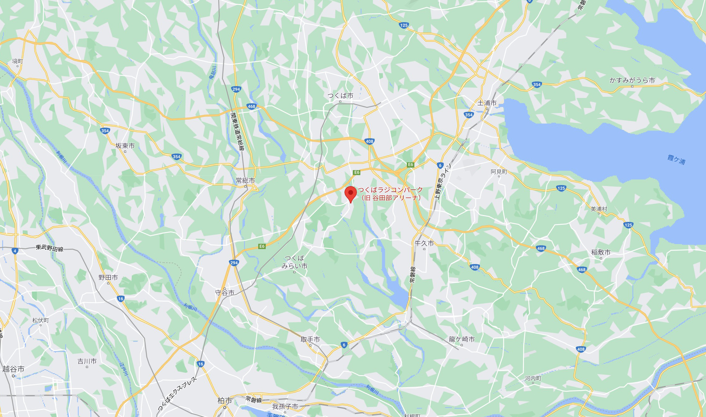 「ラジコンパーク」は常磐自動車道三郷インターからおよそ28km、谷田部インターから約1km。無料駐車場200台分以上が完備されている。電車の場合は、つくばエクスプレスで「みどりの駅」下車、谷田部シャトルバス谷田部窓口センター行で約10分だ