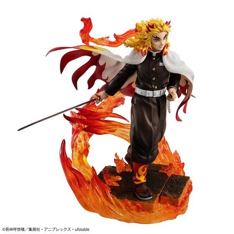 【限定販売】 バンダイ GEM シリーズ 鬼滅の刃 煉獄杏寿郎 フィギュア G.E.M.シリーズ 鬼滅の刃 煉獄杏寿郎」、プレミアムバンダイにて