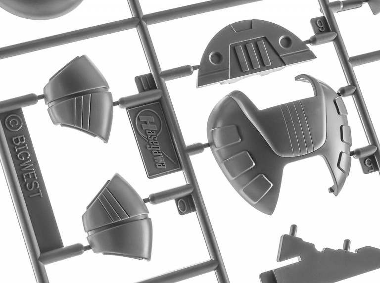 メインロケット、脚（パーツカラー：ホワイト）