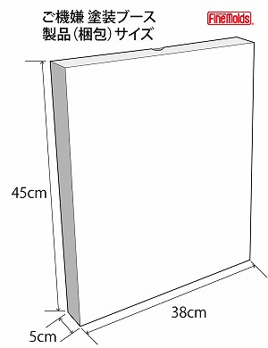 模型やプラモの塗装にうってつけ、段ボール製「ご機嫌 塗装ブース