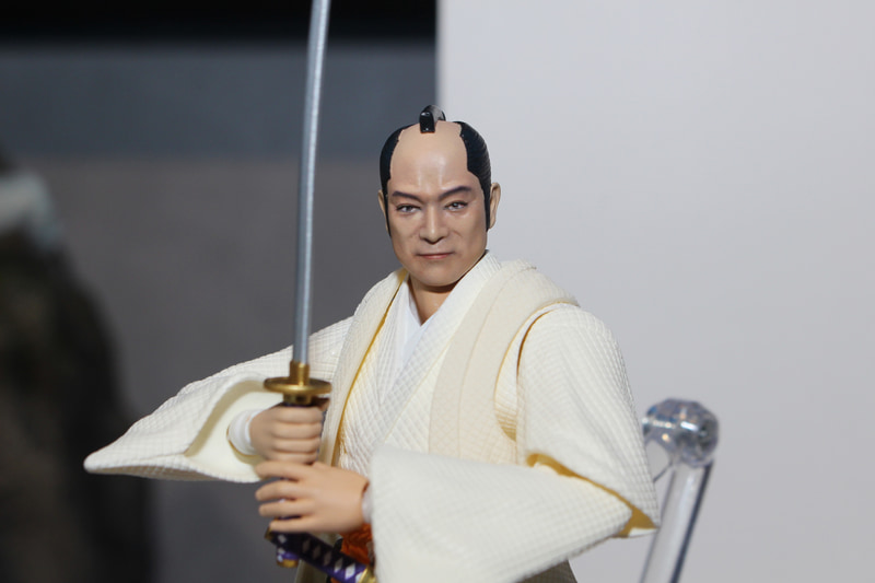 松平さんが吉宗を演じていた頃の表情をデジタルプリントで再現