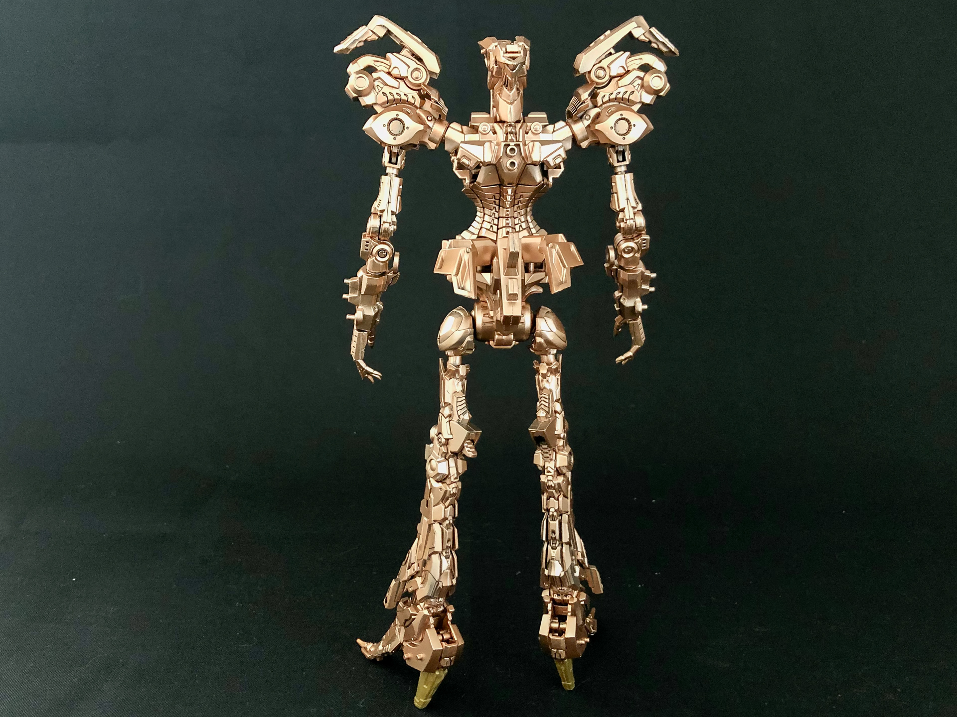 前後左右から見てみます。内部フレームでありながら細かい造形であることがわかります。