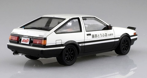 頭文字D」藤原拓海の愛車「AE86」が塗装済みプラモで登場！ アオシマ