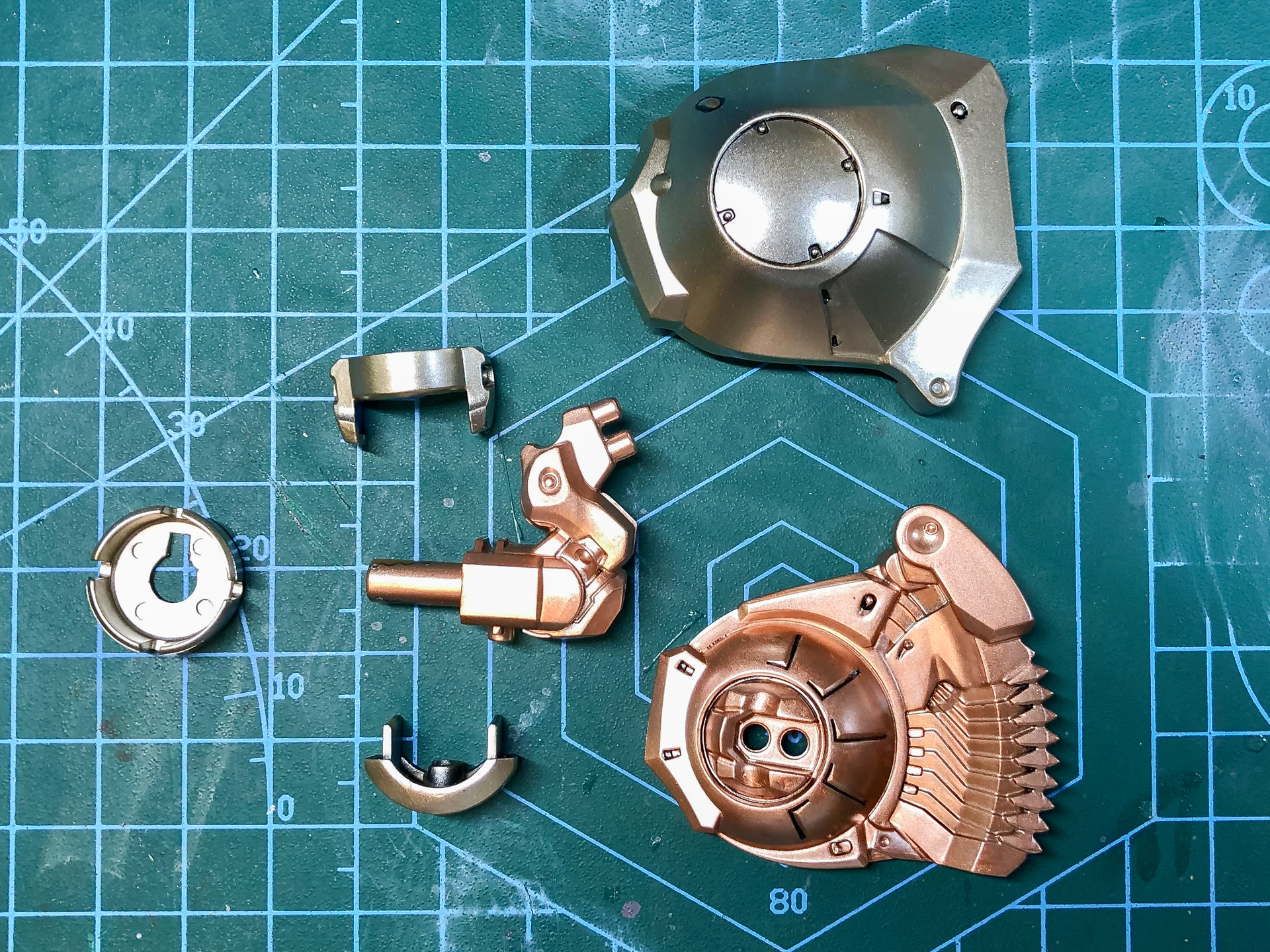 背面ユニットの左ブロック。