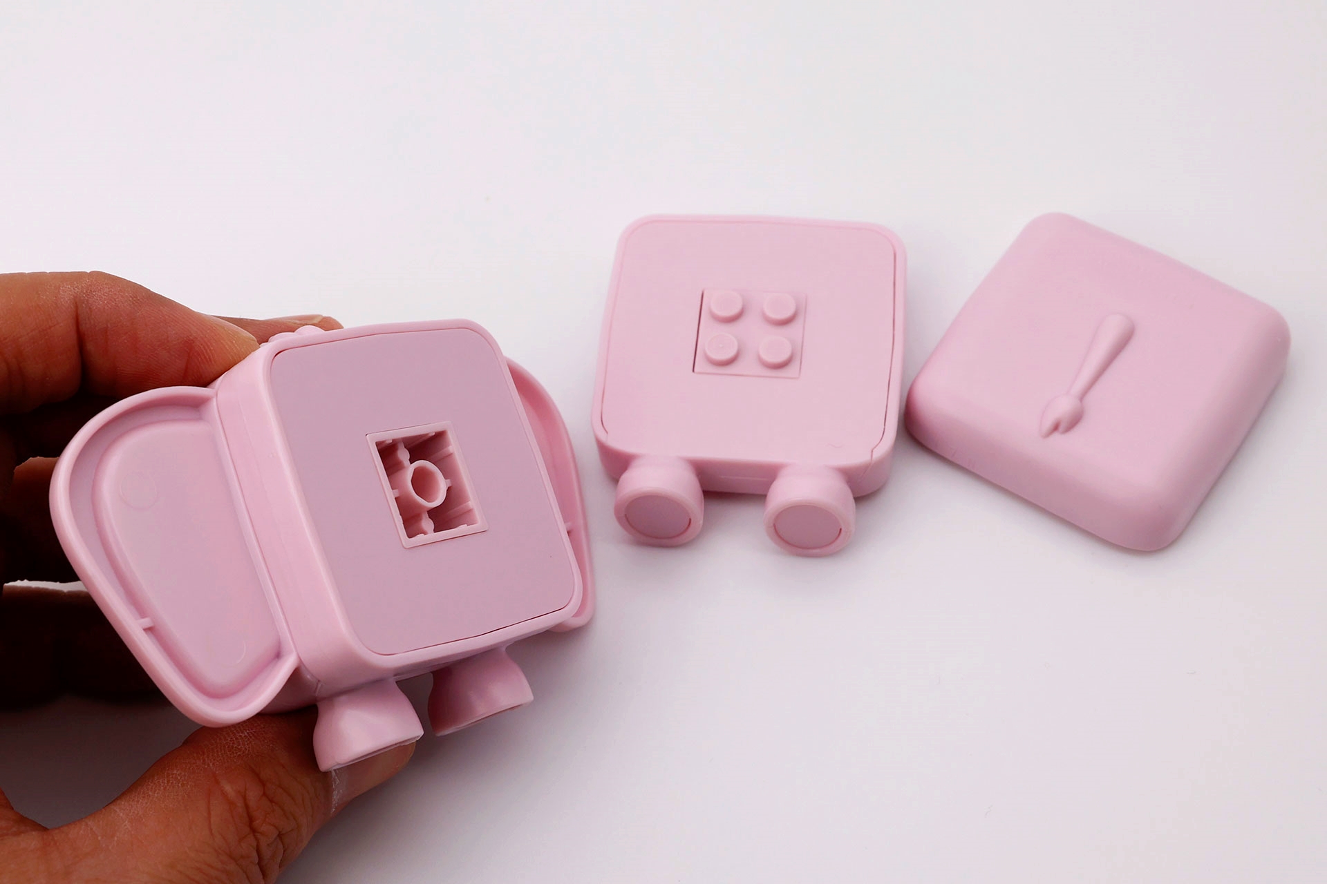 あとはゾウの形に見えるように、それぞれのブロックを組み合わせていけばOKだ