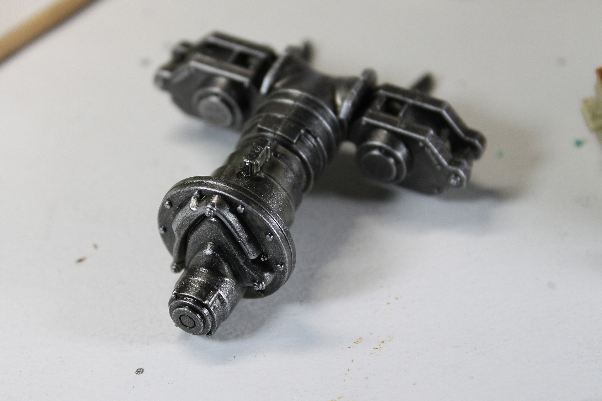 おお～一気に金属感が出てきました。