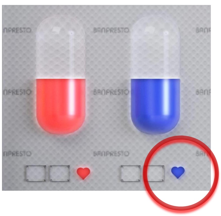 会場に展開予定のハートマークのボタン