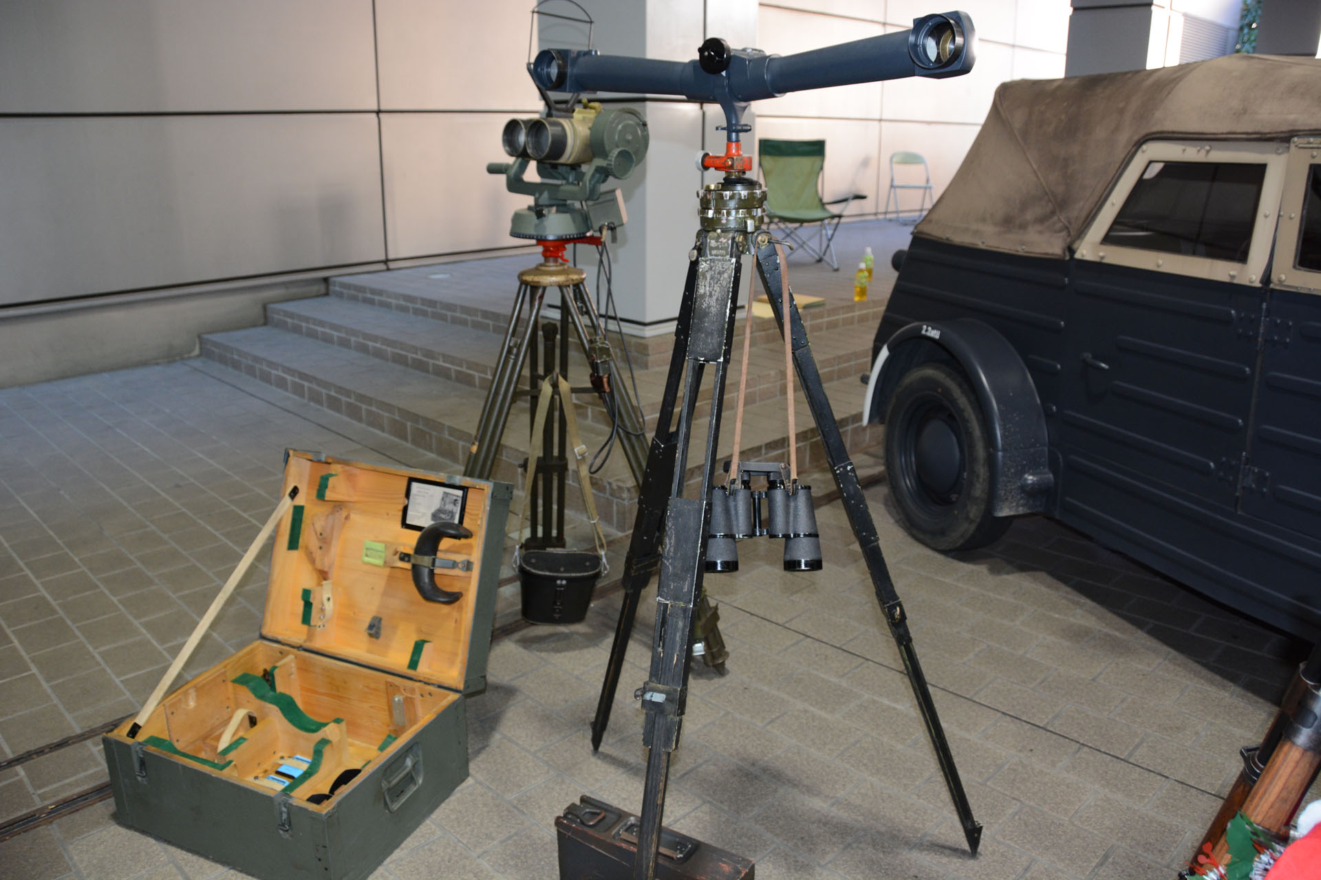 "本物"を実感できる日本ミリタリーヴィークル協会の出展物。80年近くの時を経て今なお現役というのが楽しい