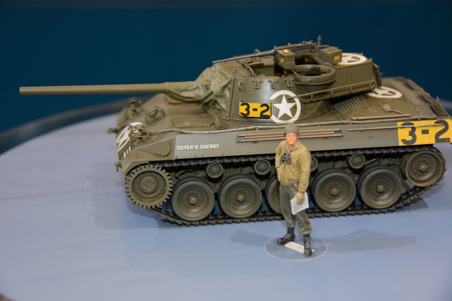 オープントップならではの内部をのぞき込めるのが楽しい「1/35 アメリカ駆逐戦車 M18 ヘルキャット」。2022年1月発売、価格は4,180円(税込)