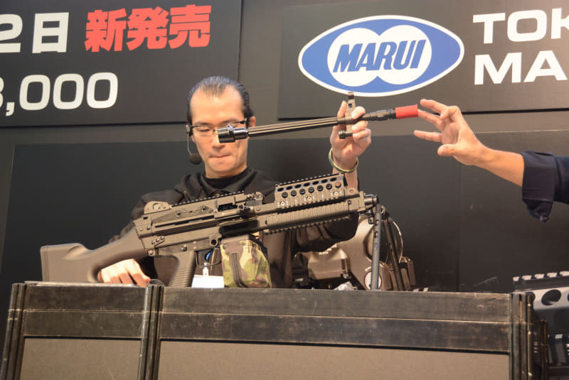 2019年11月に開催された「東京マルイフェスティバル6」。このときの目玉は「次世代電動ガン MK46 Mod.0」だった